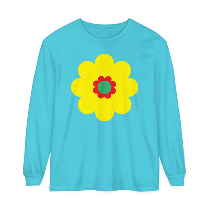 Unisex Garment-dyed Long Sleeve T-Shirt assorted images and colors!