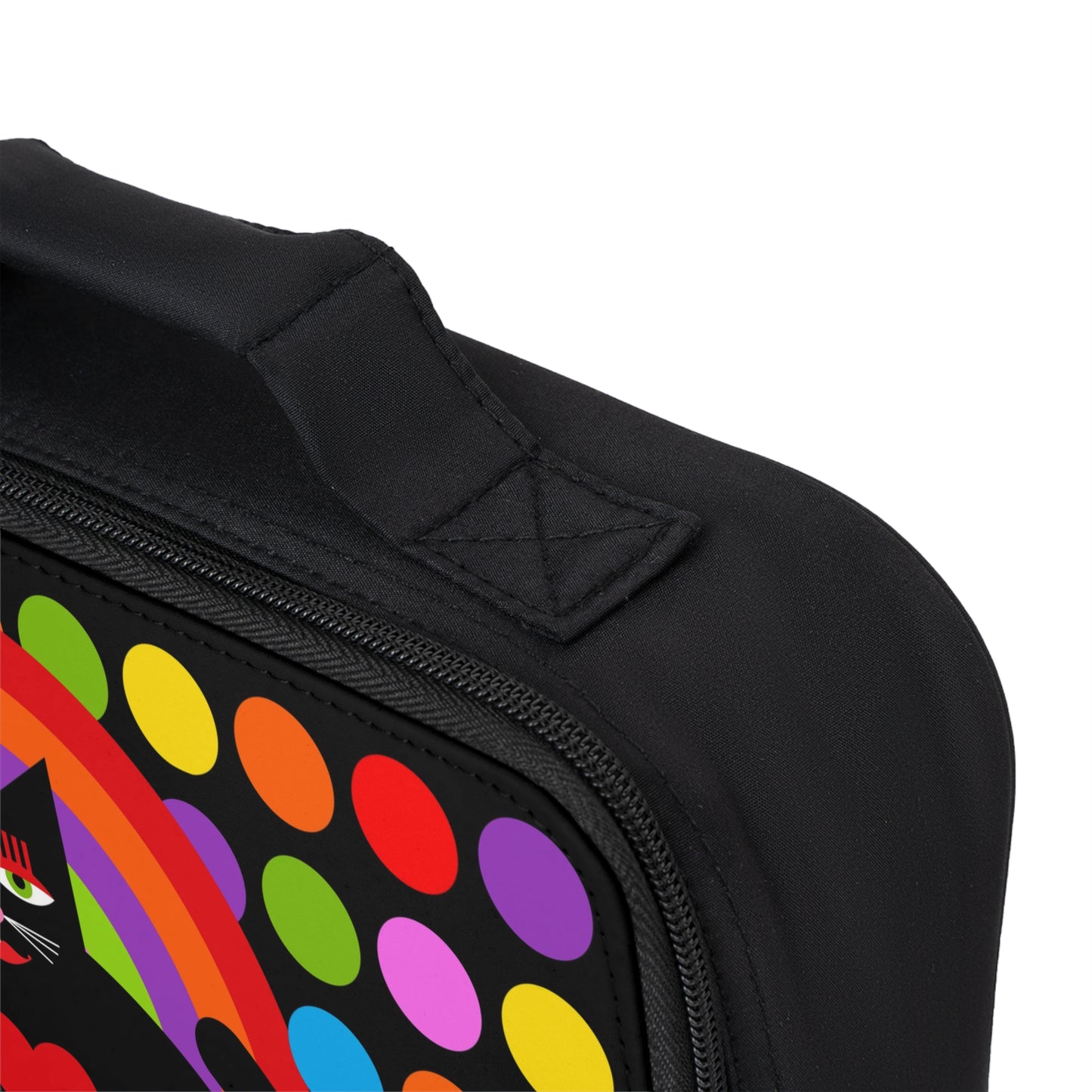 Lunchtasche Katze Geometrie