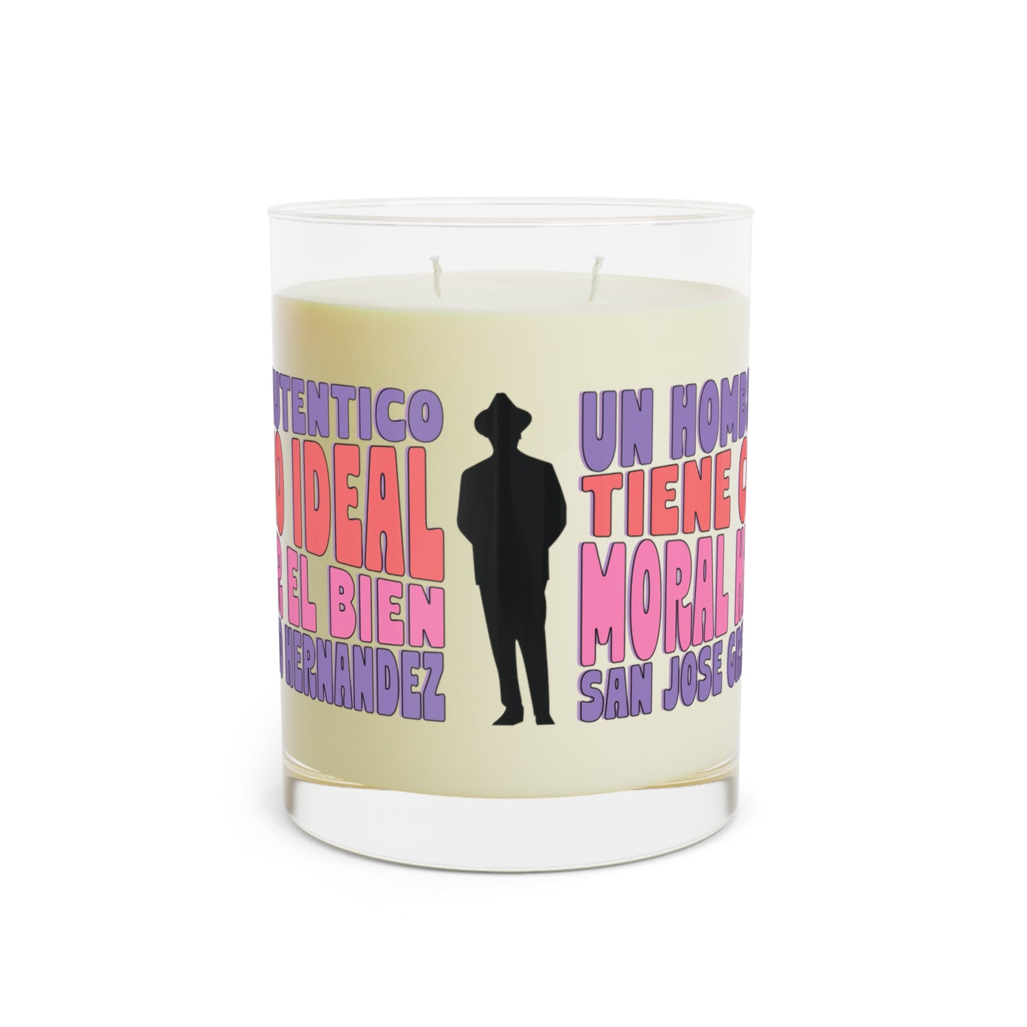 Scented Candle - Full Glass, 11oz - San José Gregorio Hernández Poster - Winner in United Design Messages to Humanity