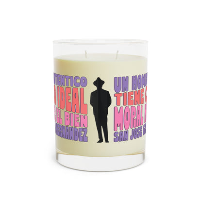 Scented Candle - Full Glass, 11oz - San José Gregorio Hernández Poster - Winner in United Design Messages to Humanity