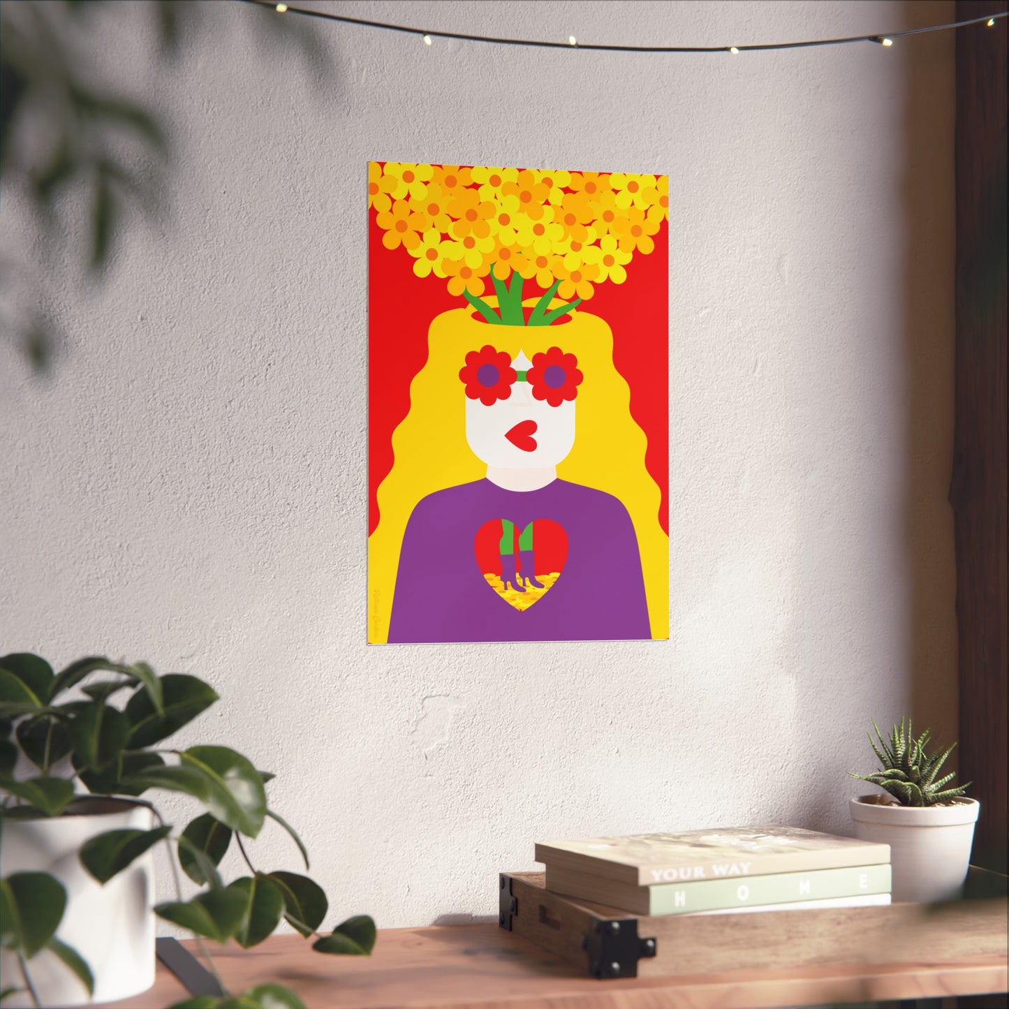 Giclée Fine Art Print  - Tree & Me - Araguaney