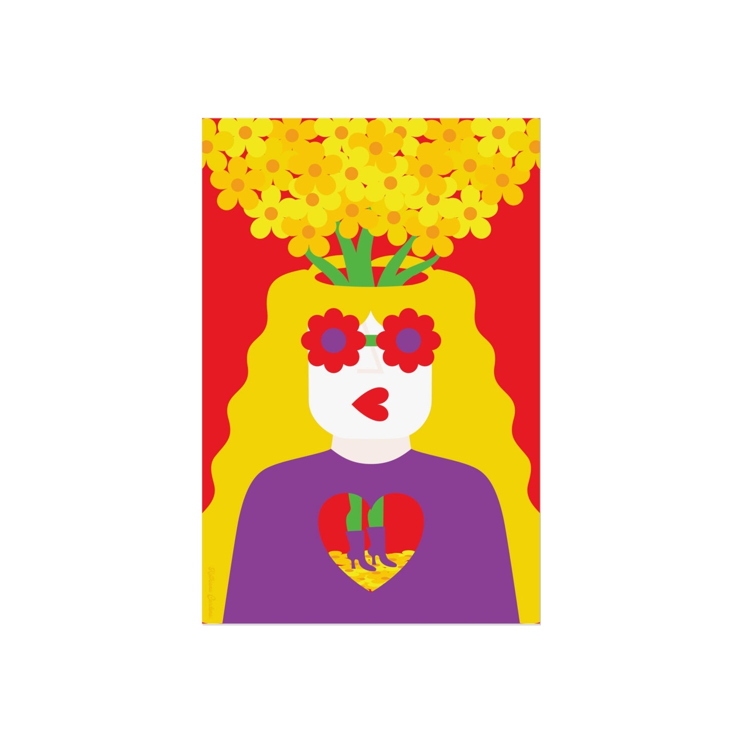 Giclée Fine Art Print  - Tree & Me - Araguaney