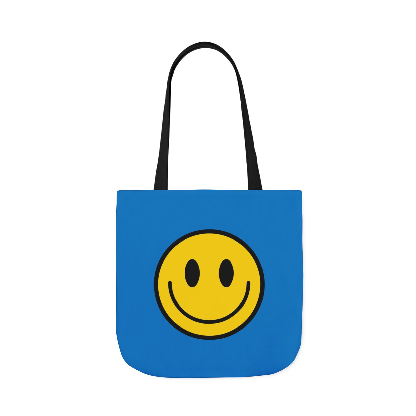 Happy Face Assorted Colors Canvas Tote Bag