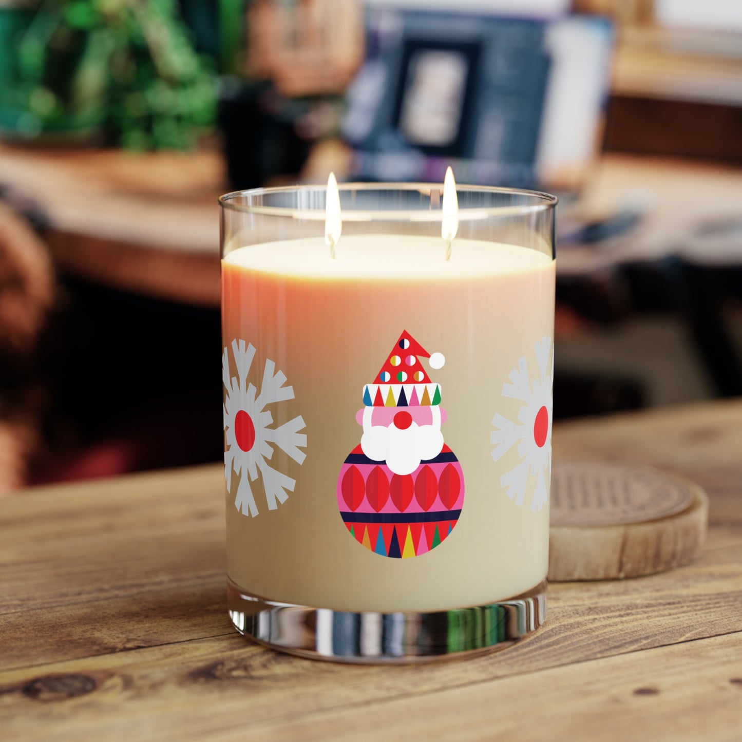 Christmas Scented Candle - Full Glass, 11oz Gift´s Santa