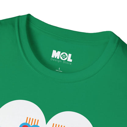 Peace & Love to the World Unisex Softstyle T-Shirt