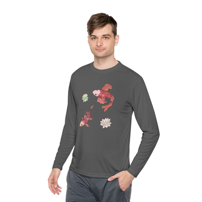 Unisex Langarmshirt Leicht Vplants - Koi