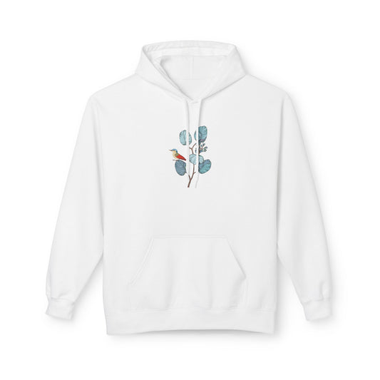 Unisex Midweight Softstyle Fleece Hoodie Vplants - Bird