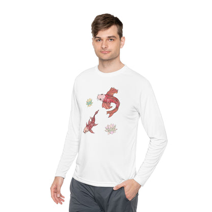 Unisex Langarmshirt Leicht Vplants - Koi
