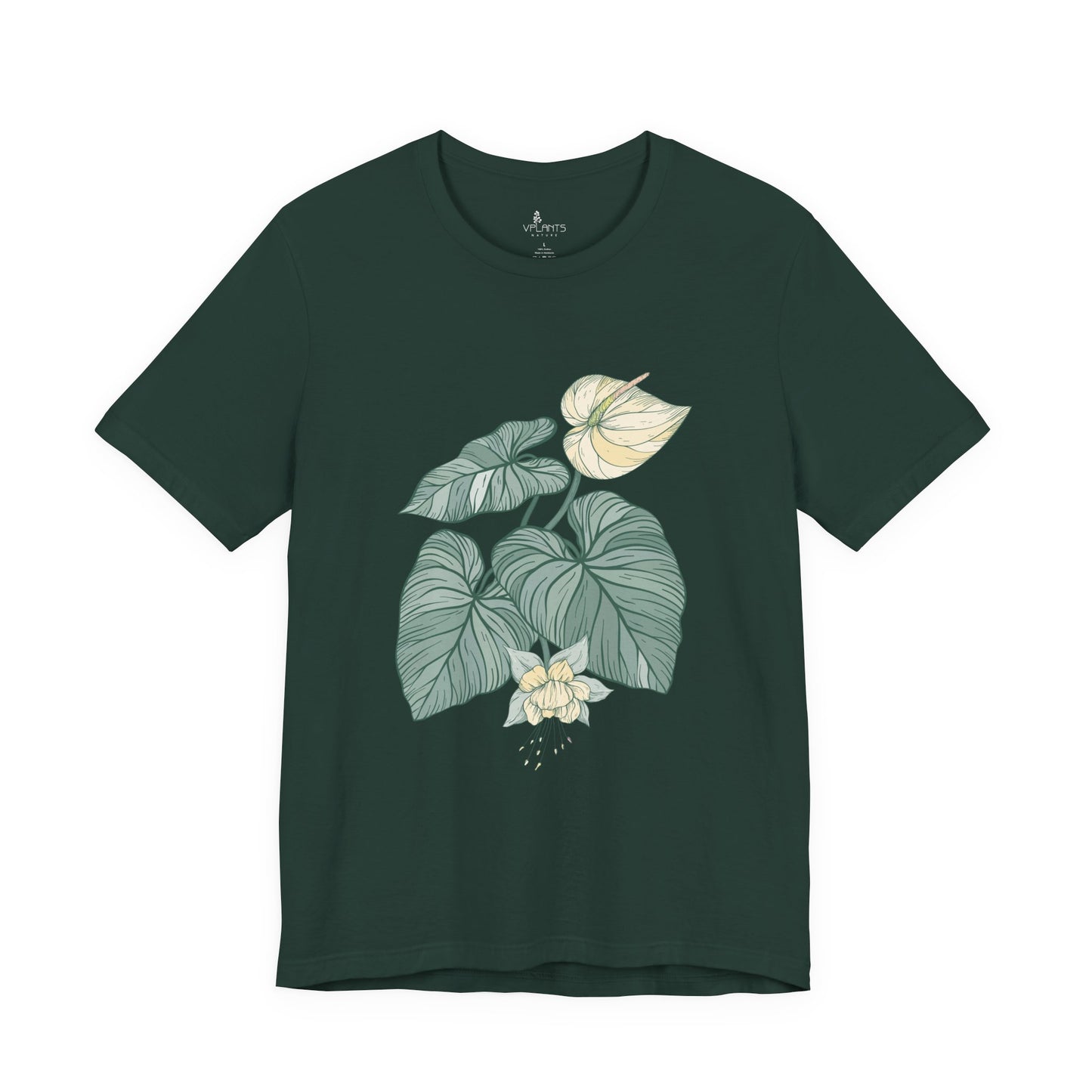 Unisex Basic T-Shirt | Bella + Canvas 300 - Vplants Monstera