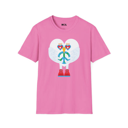 Peace & Love to the World Unisex Softstyle T-Shirt