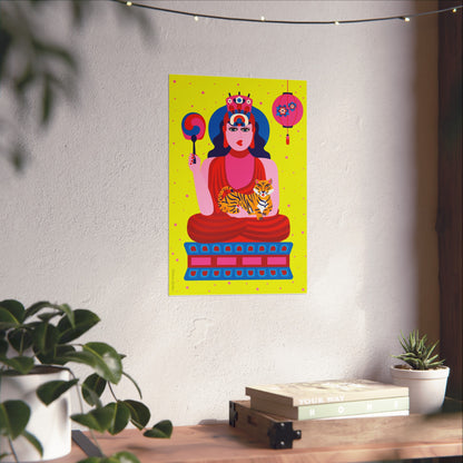 Giclée Fine Art Print  - Anyeong Korea - Buddha Statue, Seokguram Grotto