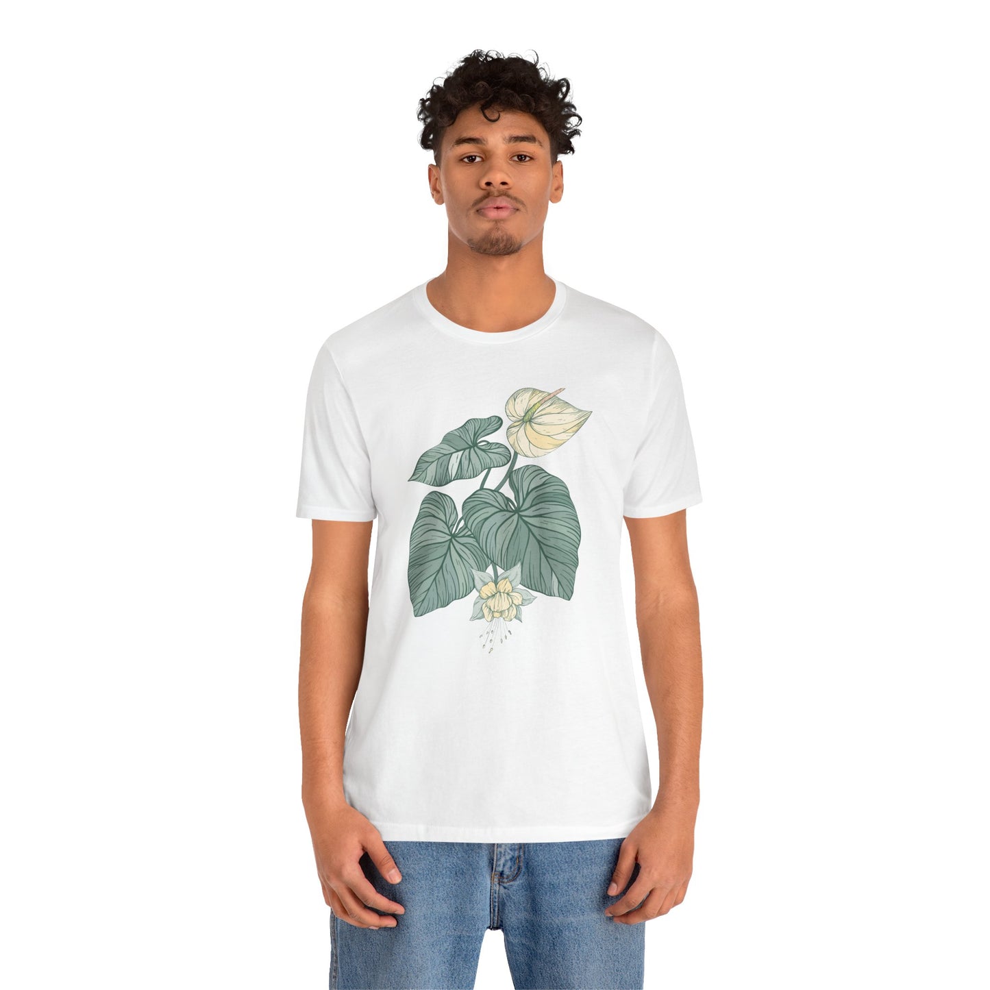Unisex Basic T-Shirt | Bella + Canvas 300 - Vplants Monstera