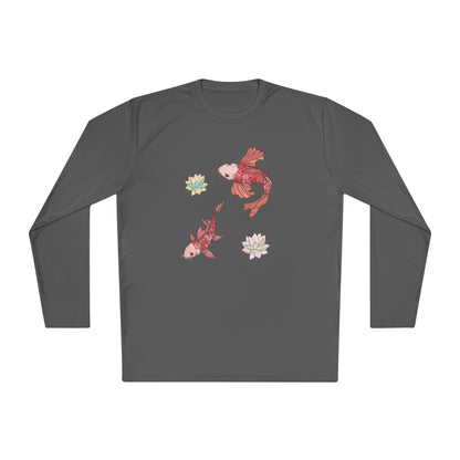 Unisex Langarmshirt Leicht Vplants - Koi