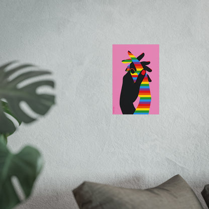 Giclée Fine Art Print - Aceptación Manos Lgbti 