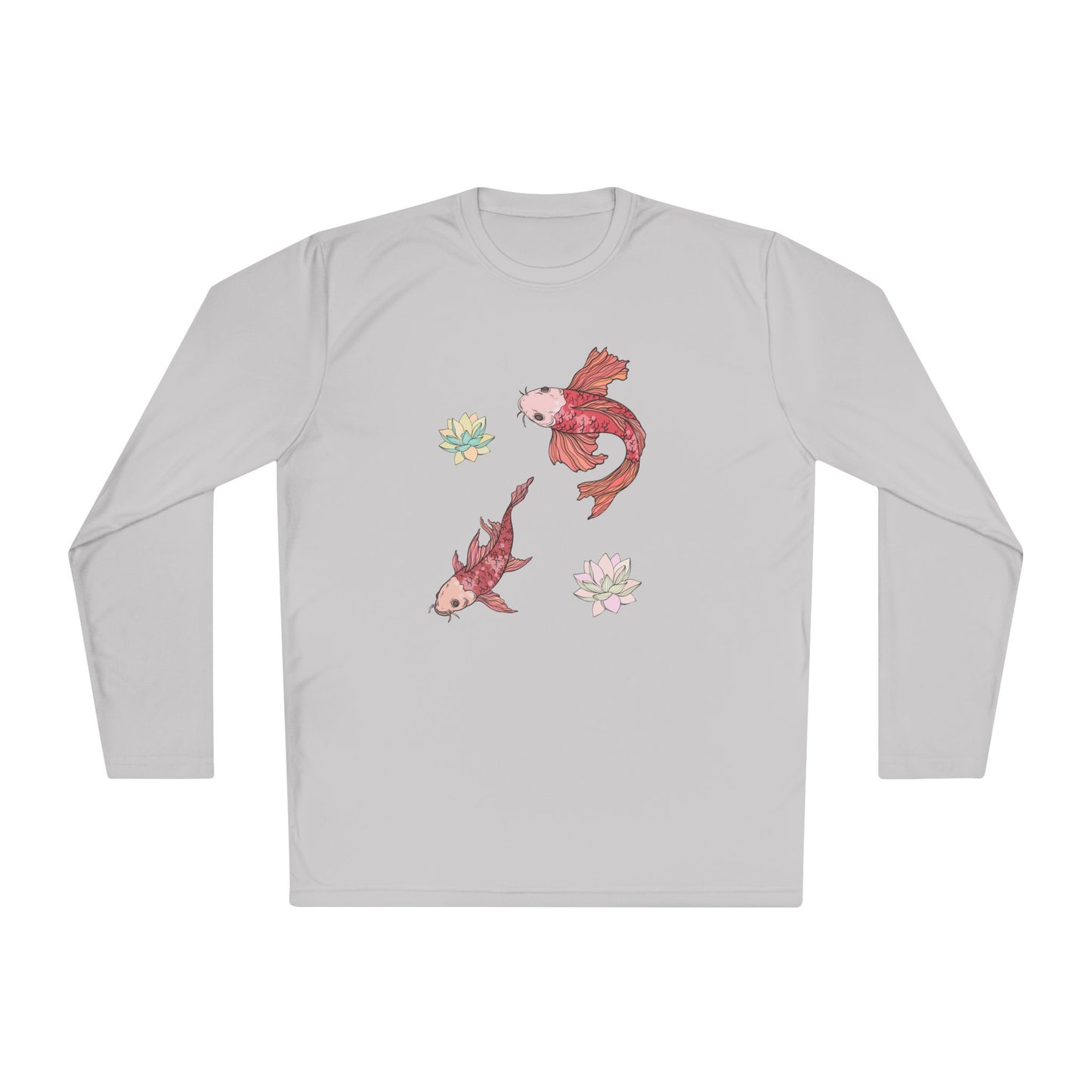 Unisex Langarmshirt Leicht Vplants - Koi