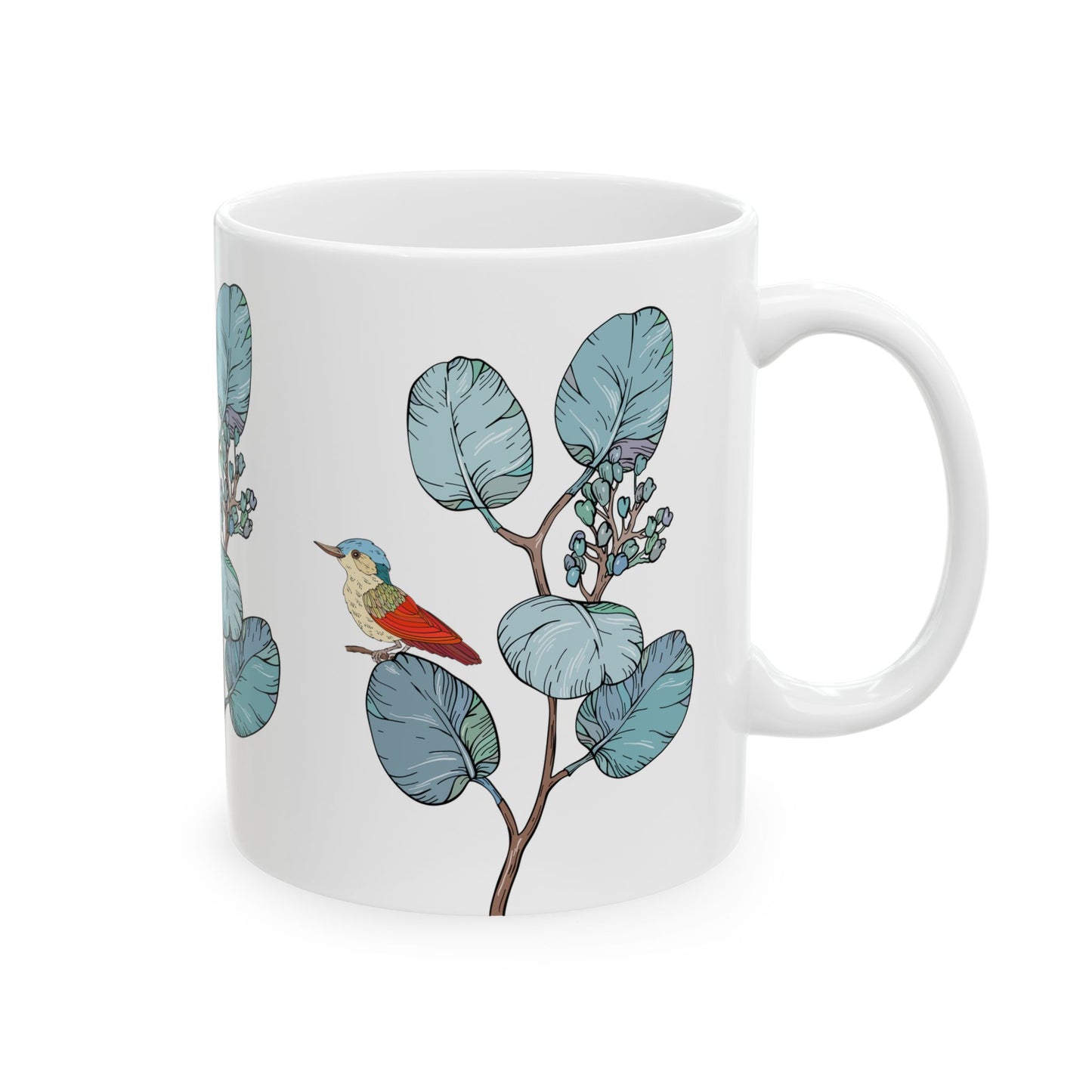 Ceramic Mug, (11oz, 15oz) Vplants - Bird
