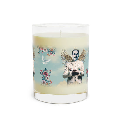 Scented Candle - Full Glass, 11oz - San José Gregorio Hernández Vintage