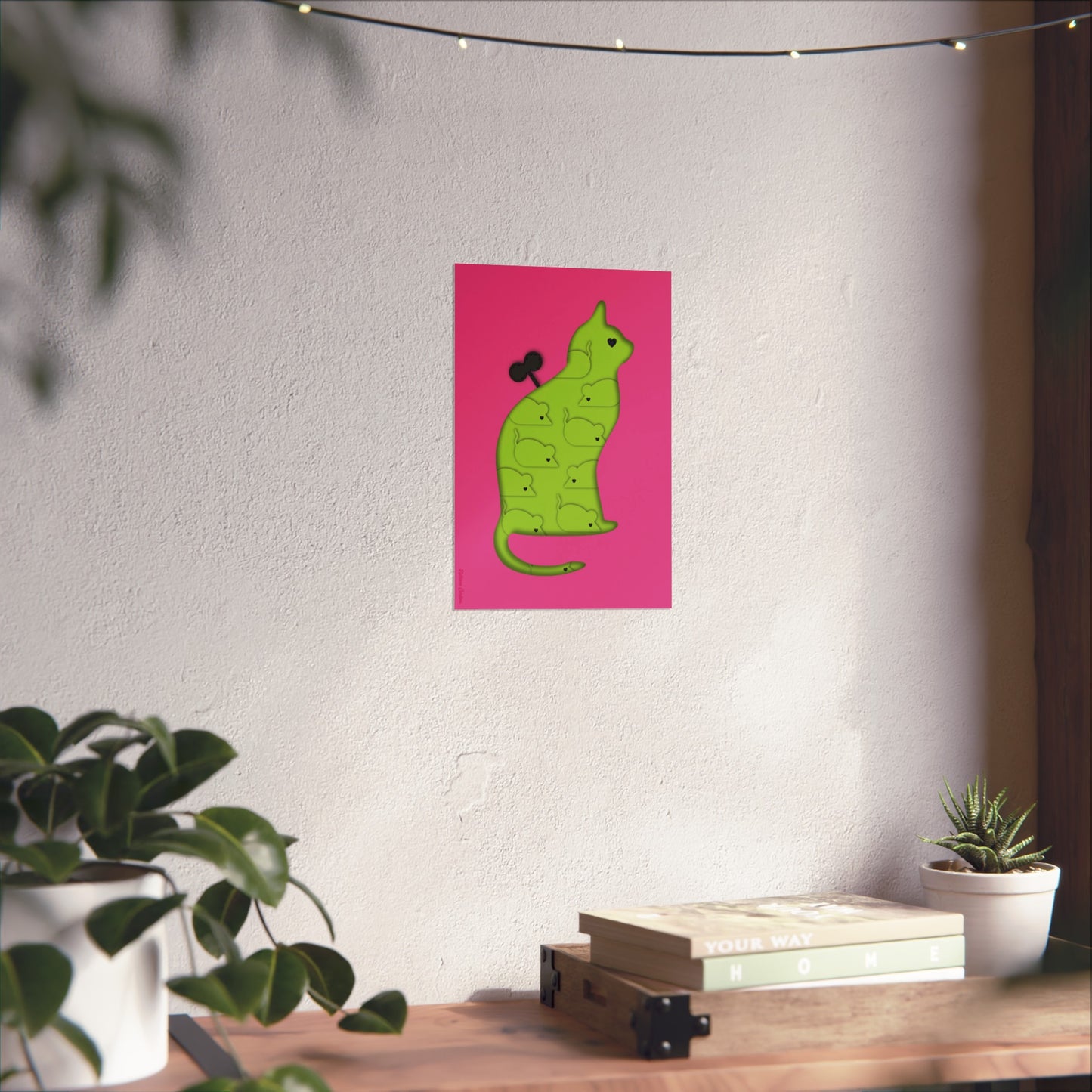 Giclée Fine Art Print  - Coexistence pink