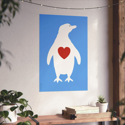 Giclée Fine Art Print - Save them, Penguin Galapagos