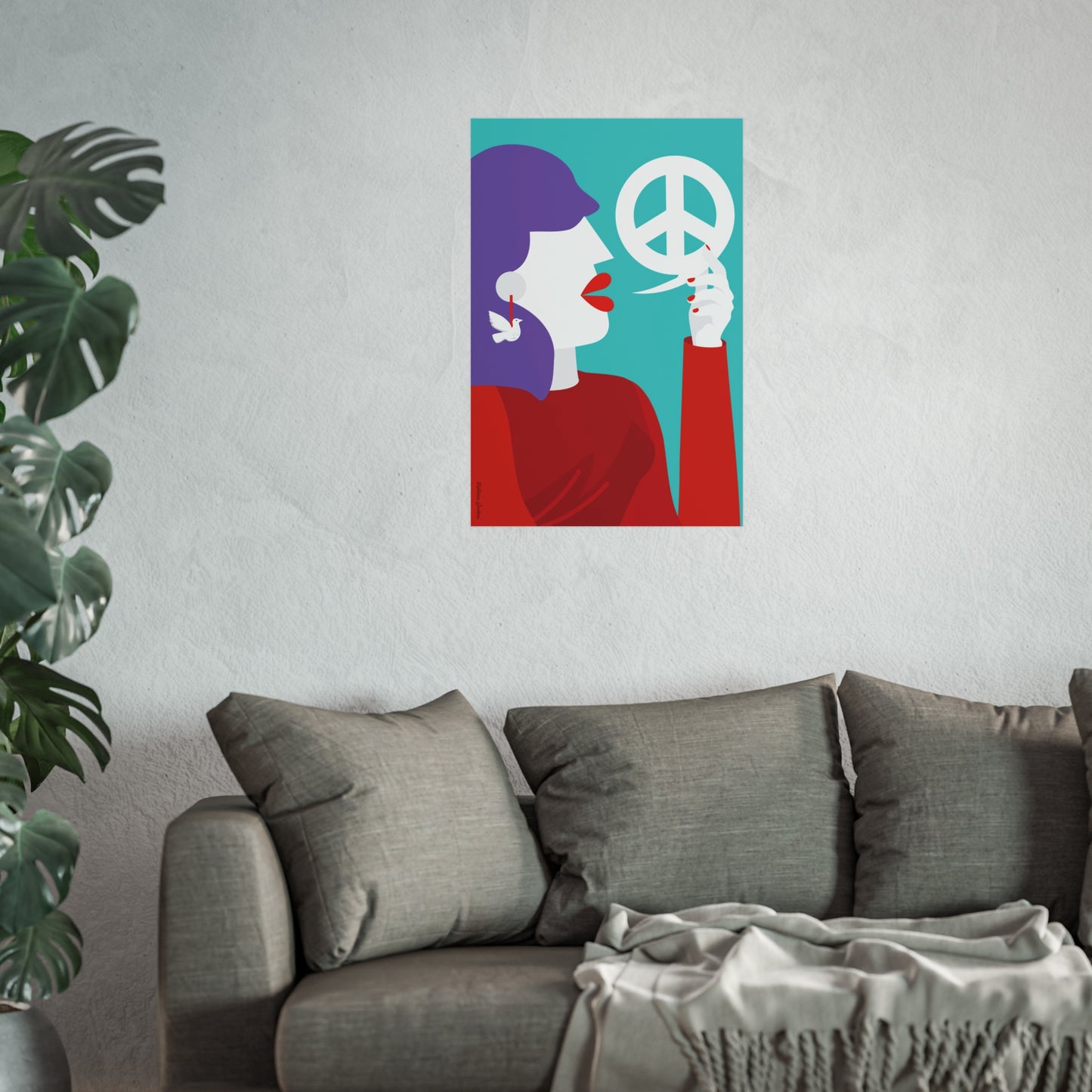 Giclée Fine Art Print - Habla tu paz 
