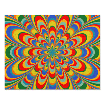 Jigsaw Puzzle Geometric Flowers(30, 110, 252, 500,1000-Piece)