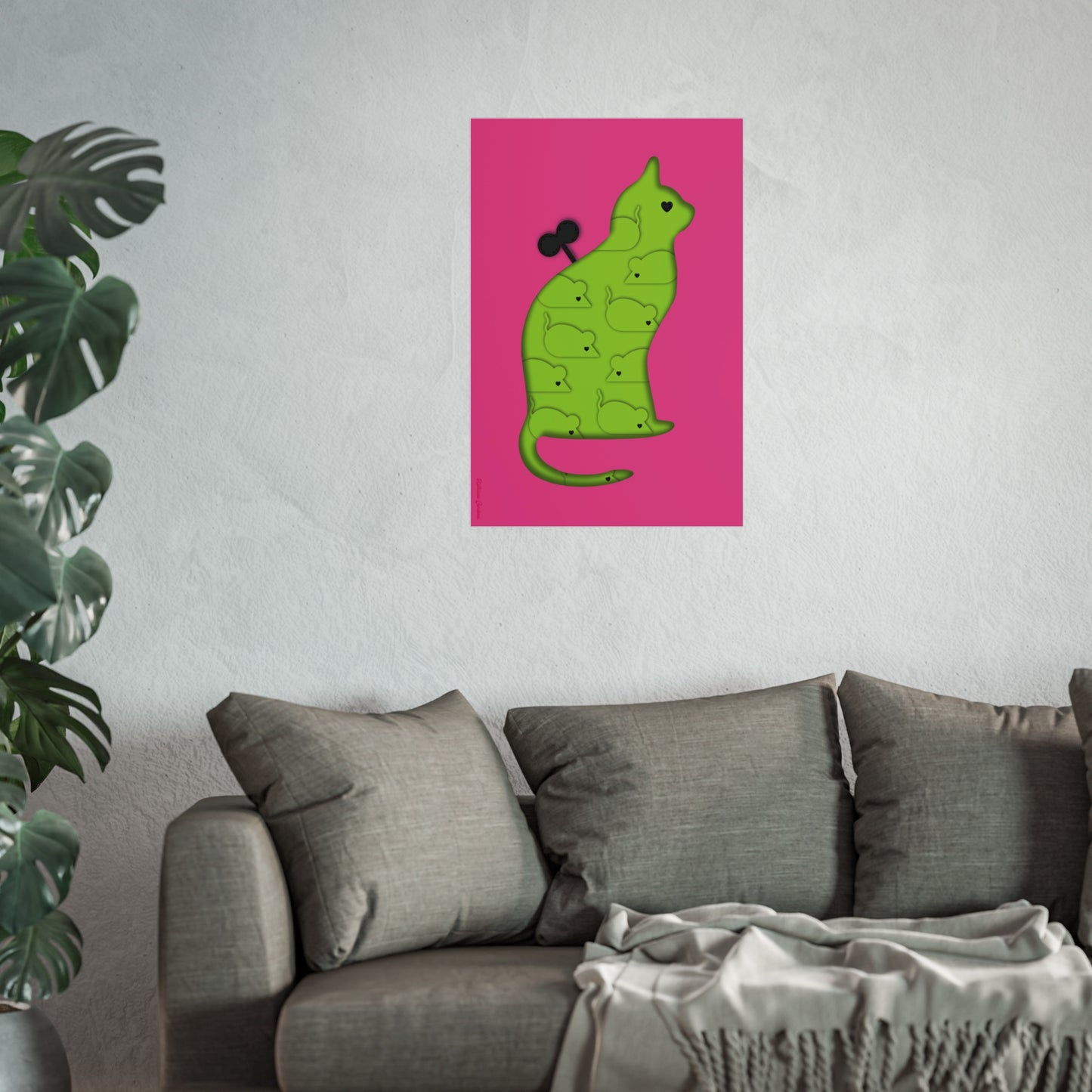 Giclée Fine Art Print  - Coexistence pink