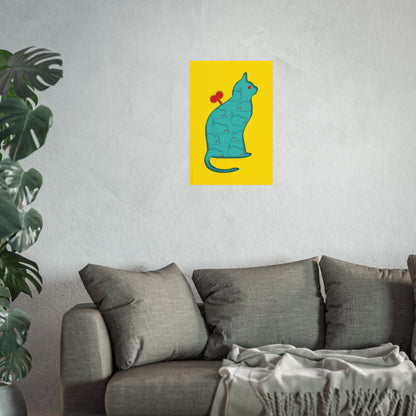 Lámina Giclée Fine Art - Coexistencia amarillo 