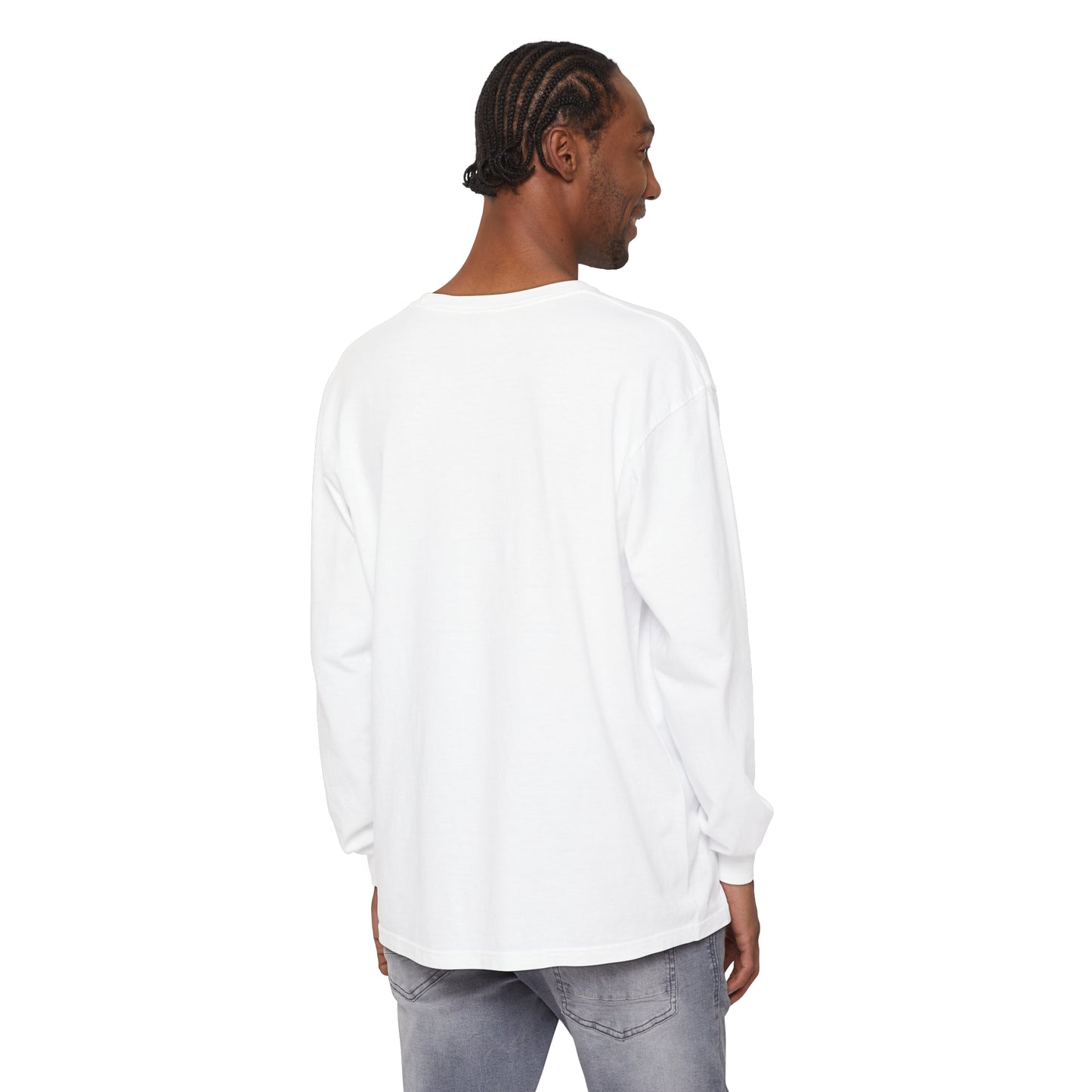 Unisex Garment-dyed Long Sleeve T-Shirt assorted images and colors!