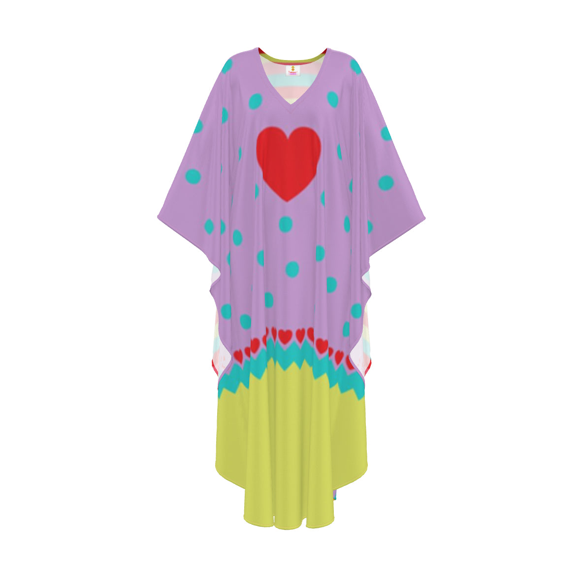 Lilac Heart Kaftan