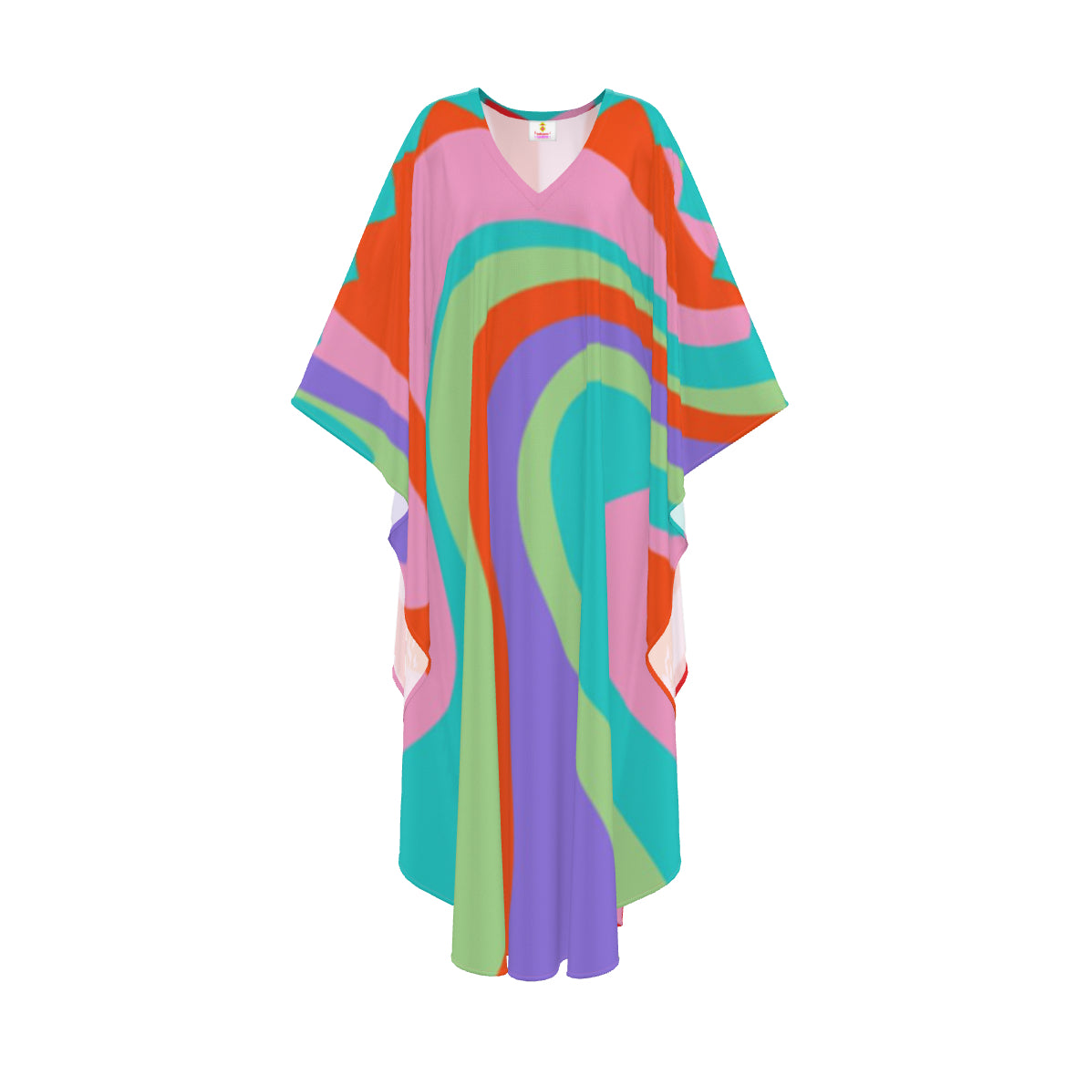 Pop Wave Pastels Kaftan