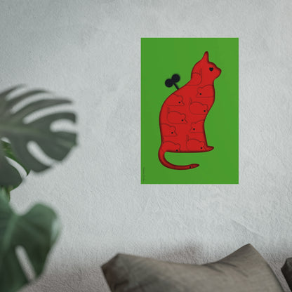 Giclée Fine Art Print  - Coexistence green