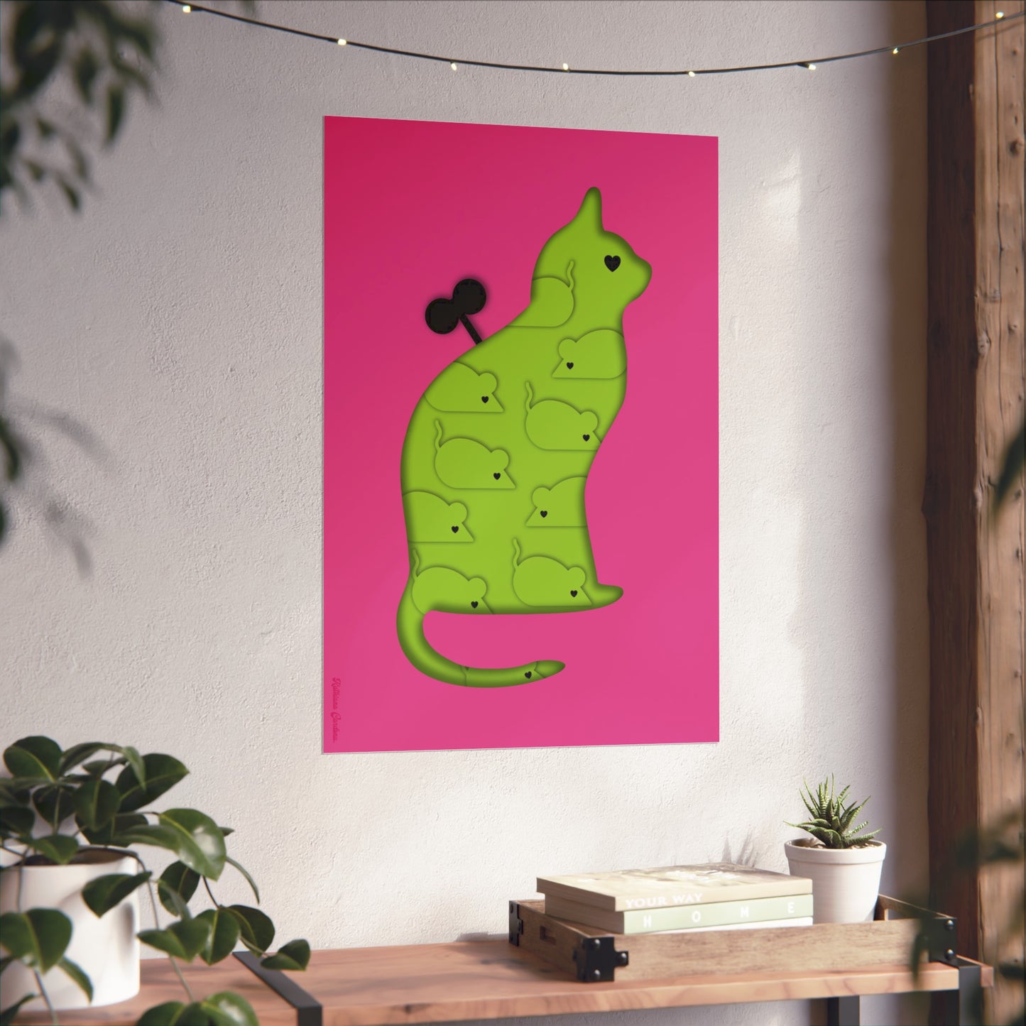 Giclée Fine Art Print  - Coexistence pink