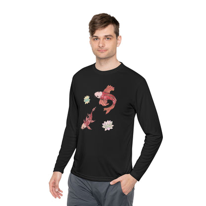 Unisex Langarmshirt Leicht Vplants - Koi