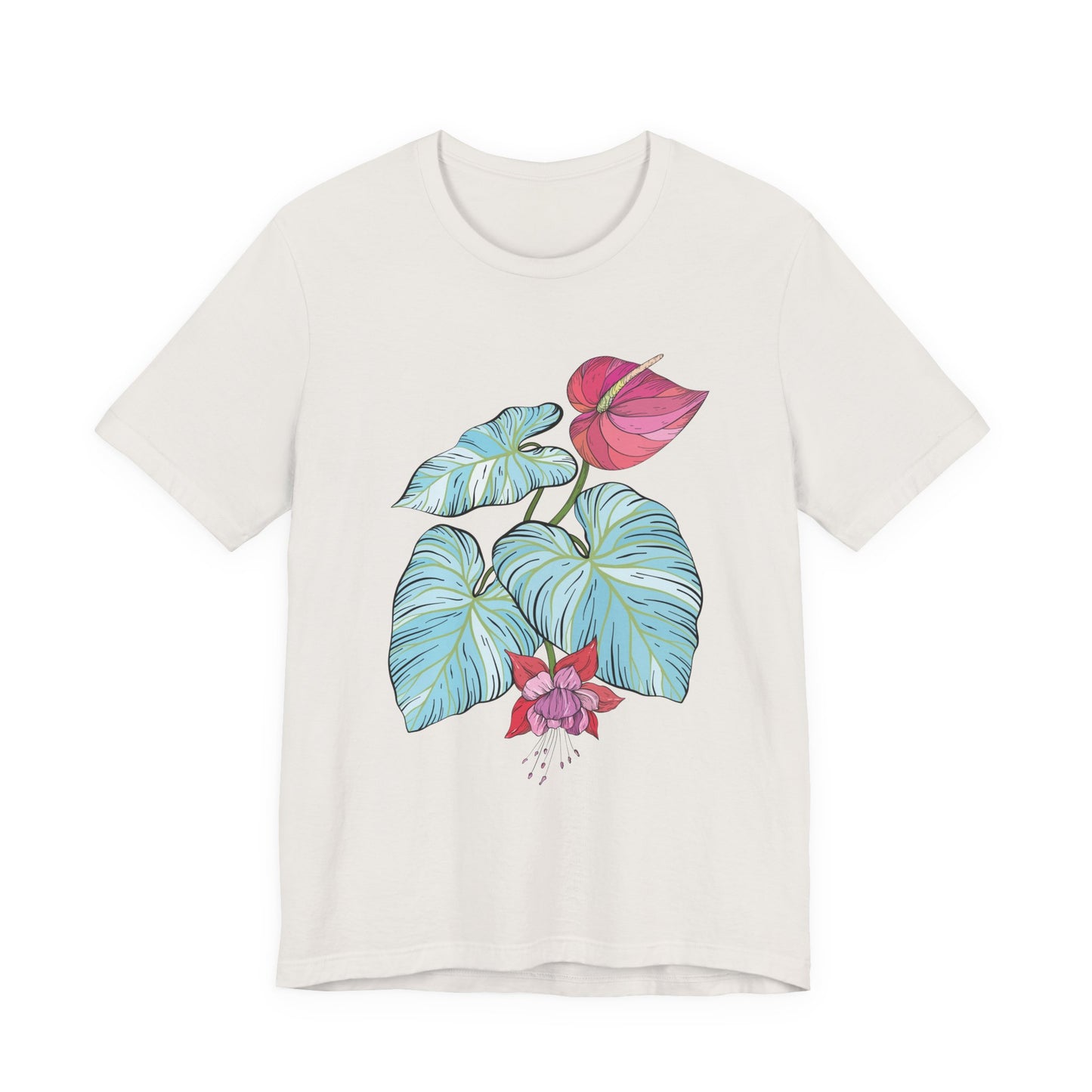 Unisex-Basic-T-Shirt | Bella + Canvas 300 - Vplants - CaLa Monstrera