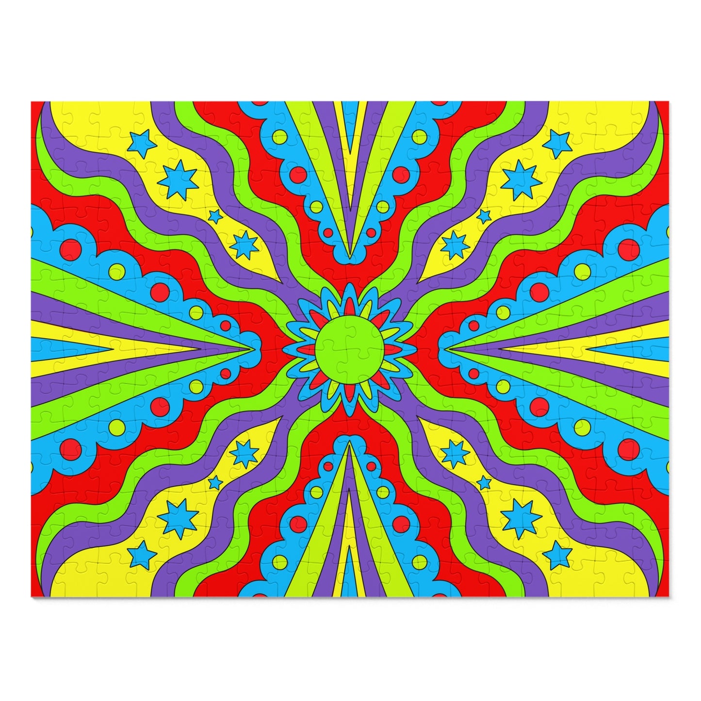 Jigsaw Puzzle Psychedelic  (30, 110, 252, 500,1000-Piece)