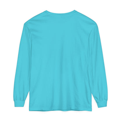 Unisex Garment-dyed Long Sleeve T-Shirt assorted images and colors!