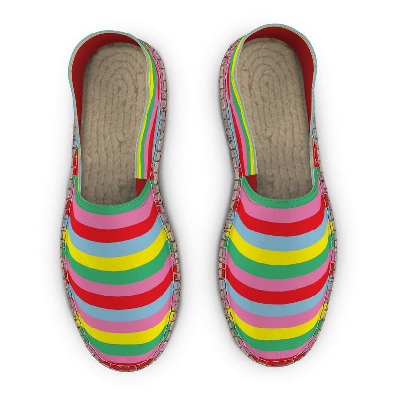 Espadrilles Stripes Colorfull
