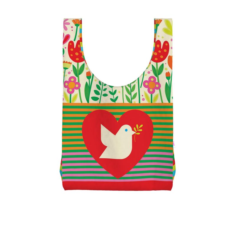 Waterproof Peace Parachute Shopping Bag