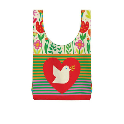 Waterproof Peace Parachute Shopping Bag