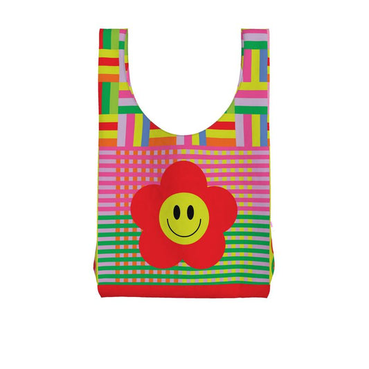 Waterproof Happy Face Parachute Shopping Bag