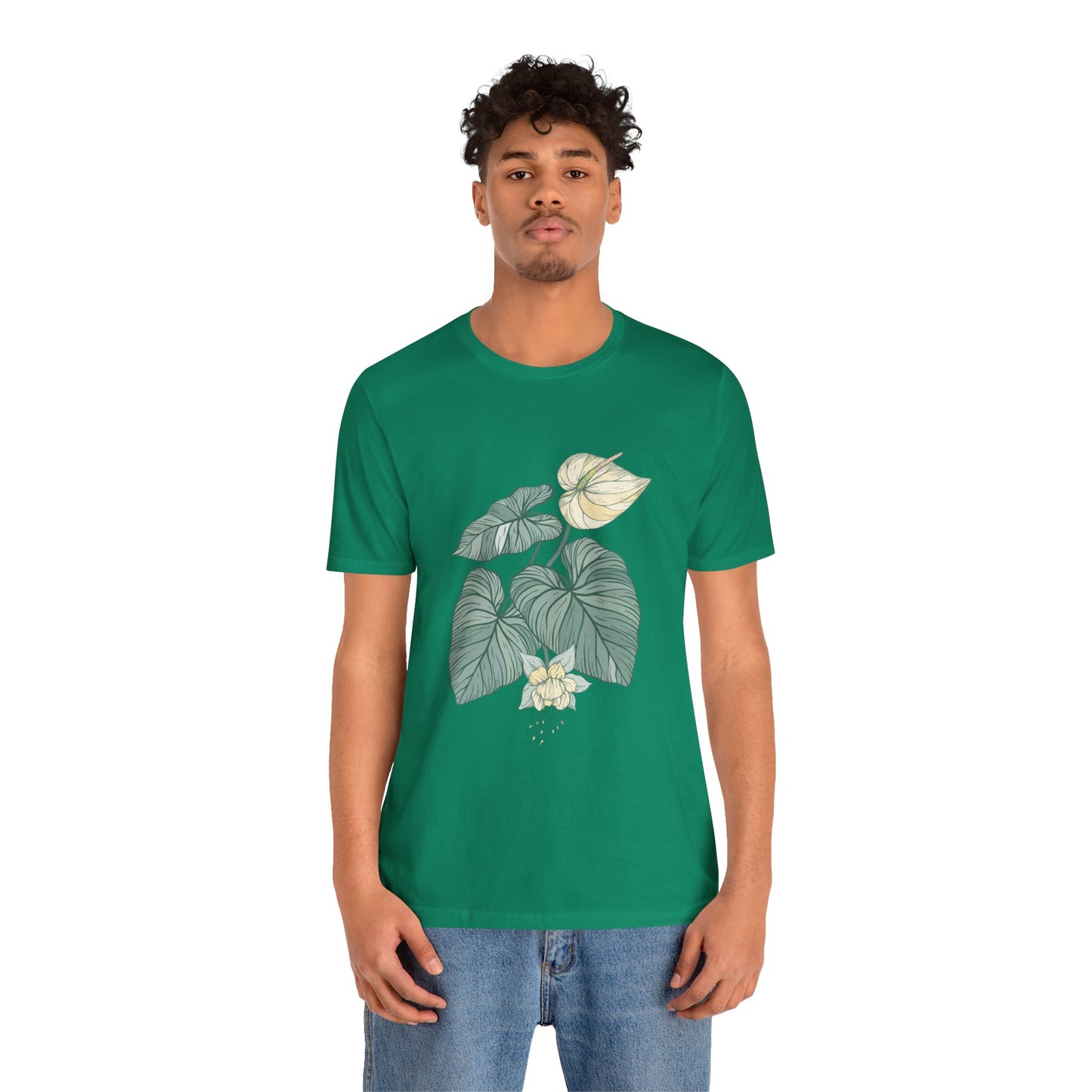 Unisex Basic T-Shirt | Bella + Canvas 300 - Vplants Monstera