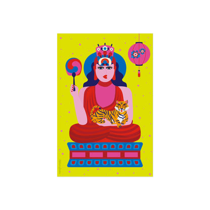 Giclée Fine Art Print  - Anyeong Korea - Buddha Statue, Seokguram Grotto