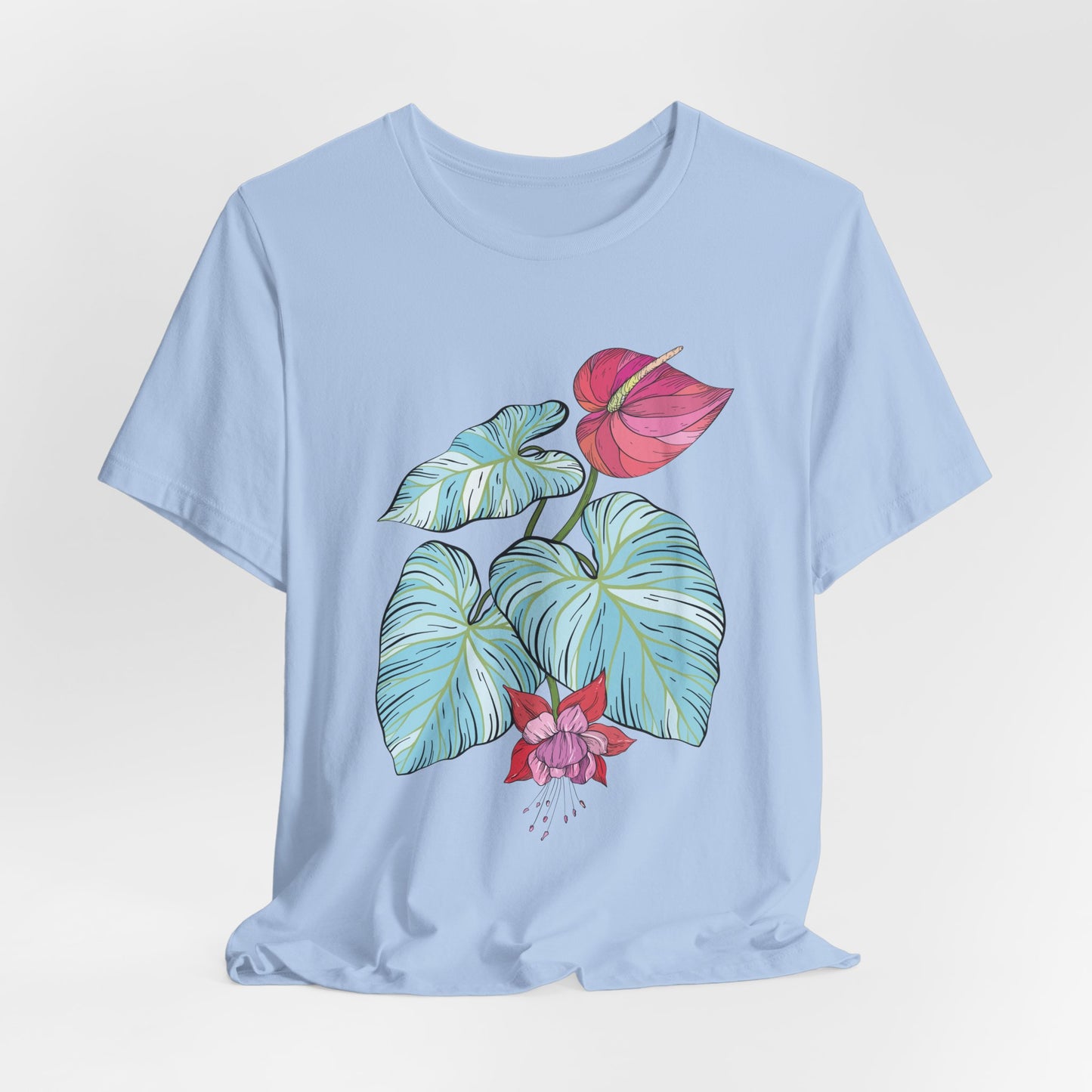Unisex-Basic-T-Shirt | Bella + Canvas 300 - Vplants - CaLa Monstrera