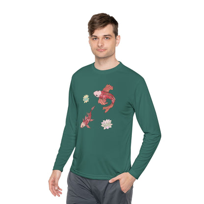 Unisex Langarmshirt Leicht Vplants - Koi
