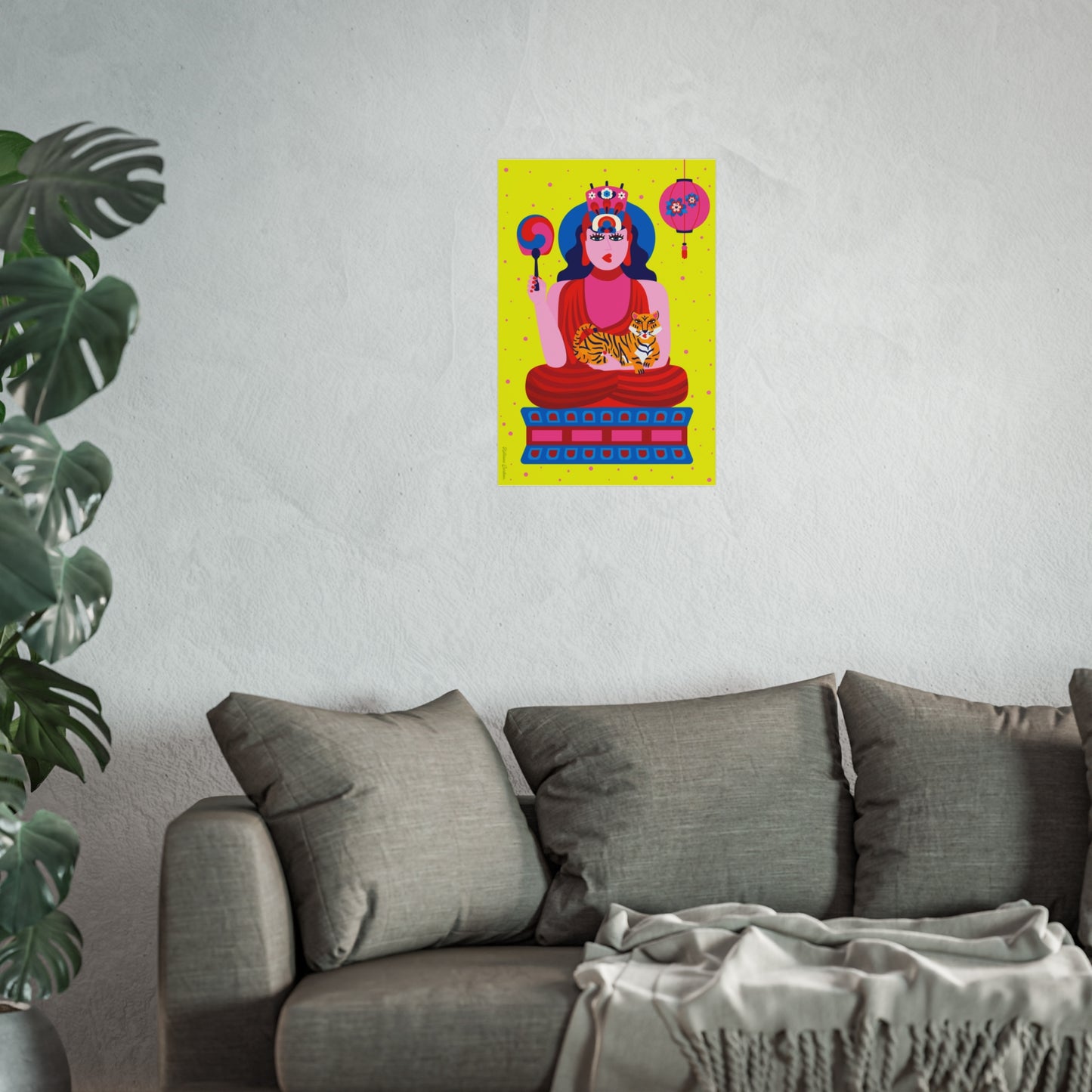 Giclée Fine Art Print  - Anyeong Korea - Buddha Statue, Seokguram Grotto