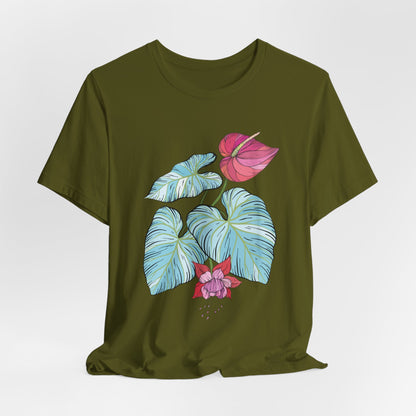 Unisex-Basic-T-Shirt | Bella + Canvas 300 - Vplants - CaLa Monstrera