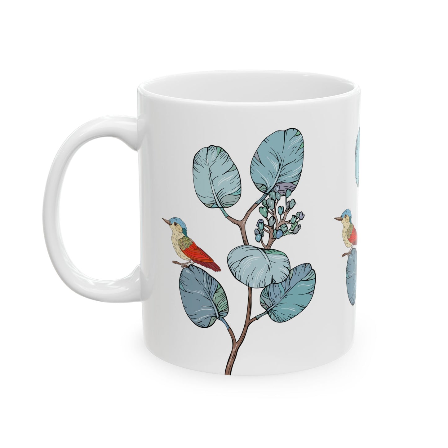 Ceramic Mug, (11oz, 15oz) Vplants - Bird