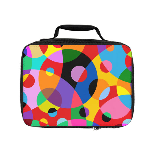 Lunch Bag Abstract Circles Multicolor