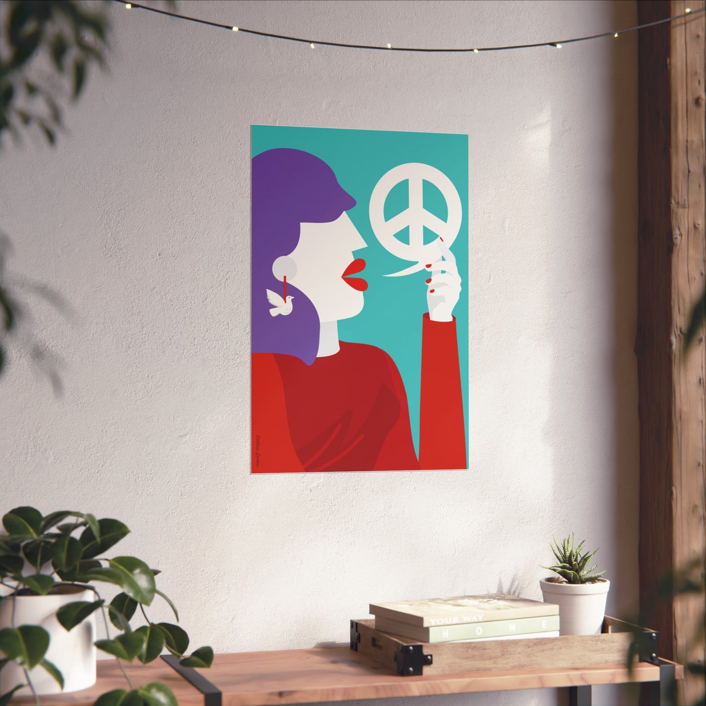 Giclée Fine Art Print - Habla tu paz 