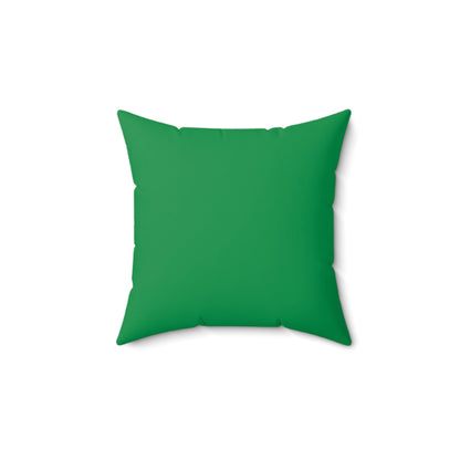 Faux Suede Square Pillow Christmas Reno flat
